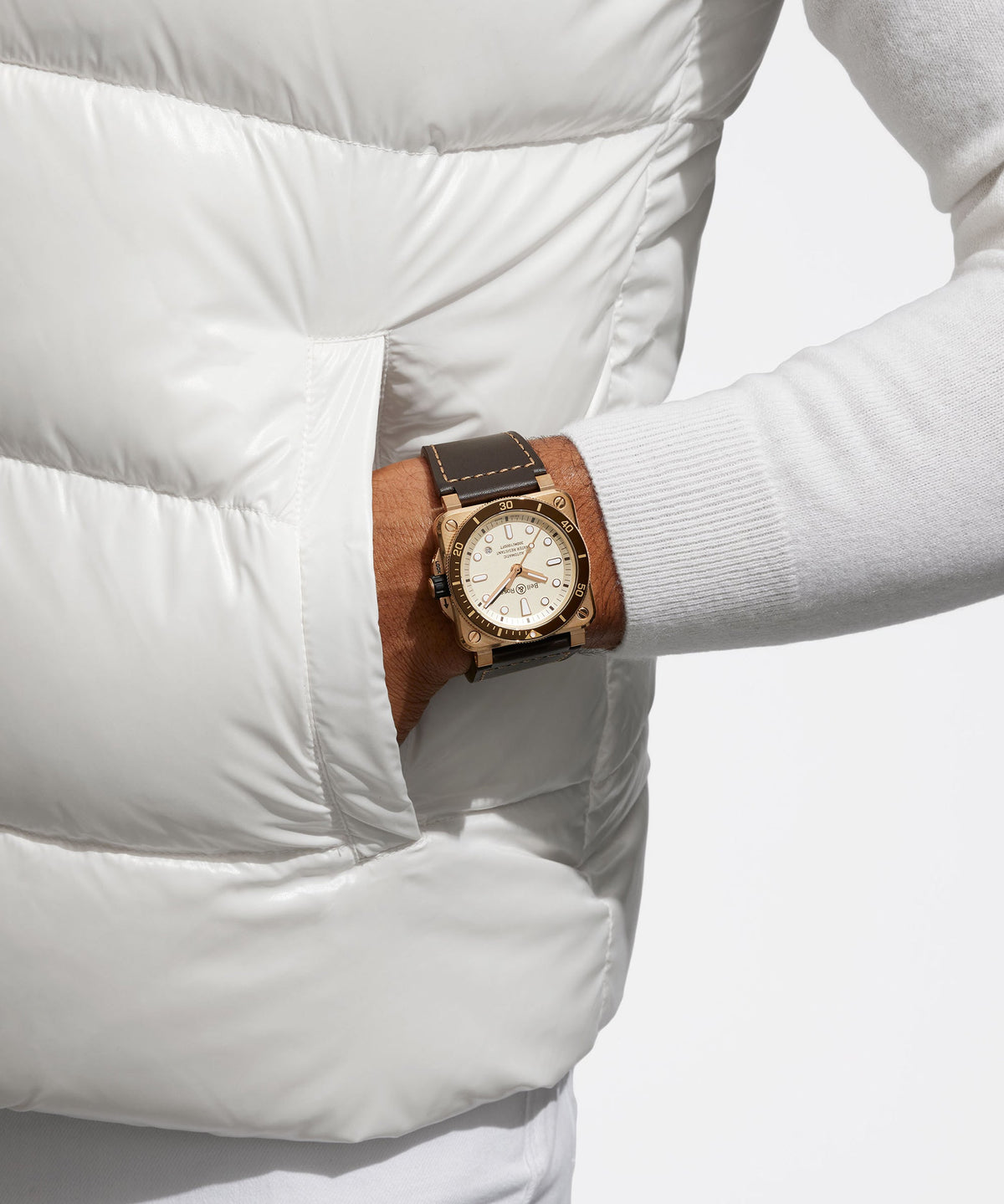 Bell & Ross Br-03 Diver White Bronze BR0392-D-WH-BR/SCA