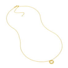 So You Cutout Heart Mini Disc Adjustable Necklace