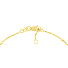 Diamond Star Bezels and Beads Bracelet