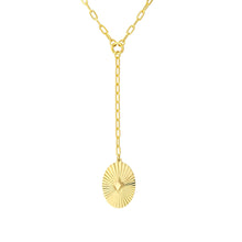 Two-Stranded Fluted Pendant Choker Necklace