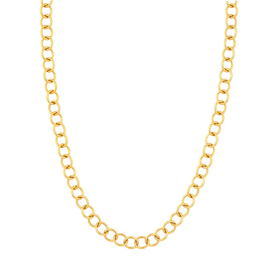 Hollow Rounded Wire Link Chain