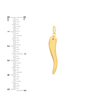 Large Italian Horn Pendant