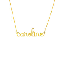 5mm Doodle Nameplate Necklace