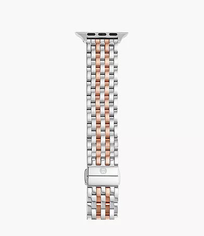 Two-Tone 18K Pink Gold-Plated Bracelet Band for Apple Watch MS20GL775045