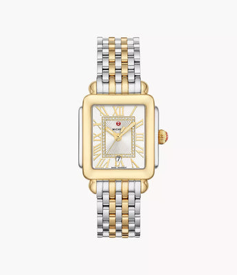 Deco Madison Mid Two-Tone 18K Gold Diamond Dial Watch MWW06G000013