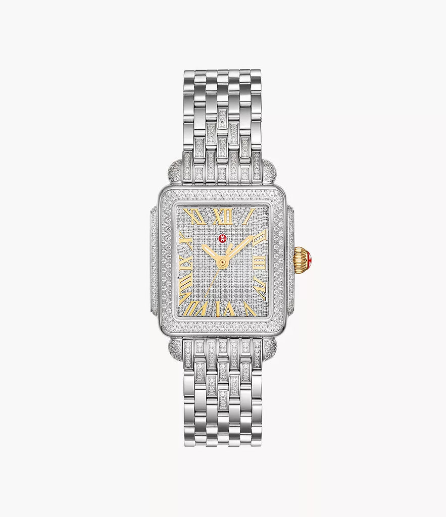 Special Edition Deco Madison Mid Two-Tone 18K Gold-Plated Diamond Watch MWW06G000041