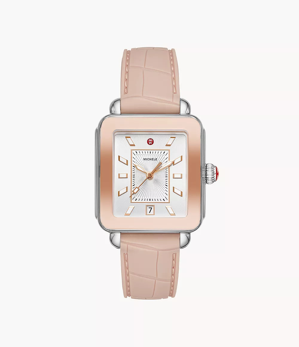 Deco Sport Two-Tone Pink Gold Watch MWW06K000015