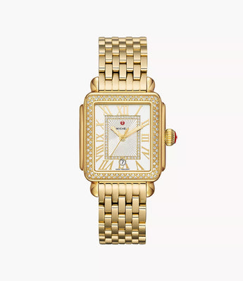 Deco Madison 18K Gold Diamond Watch MWW06T000161
