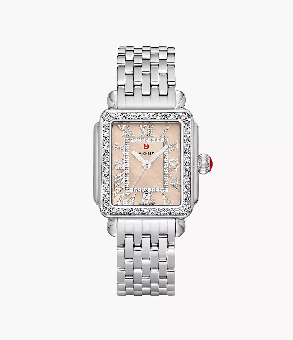 Deco Madison Stainless Steel Diamond Watch MWW06T000267