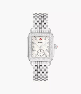 Deco Mid Diamond Stainless Steel Watch MWW06V000122