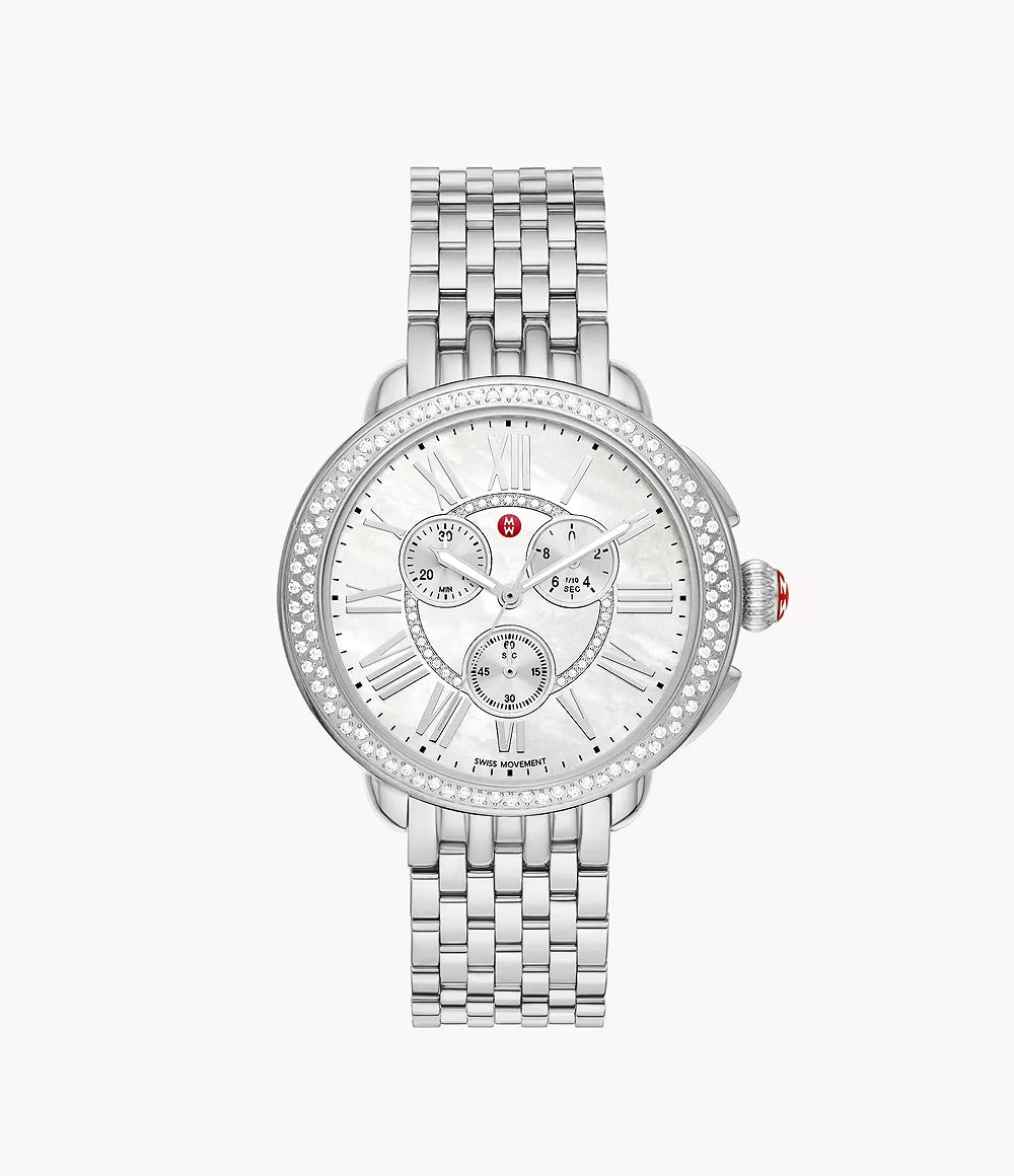 Serein Stainless Steel Diamond Watch MWW21A000068