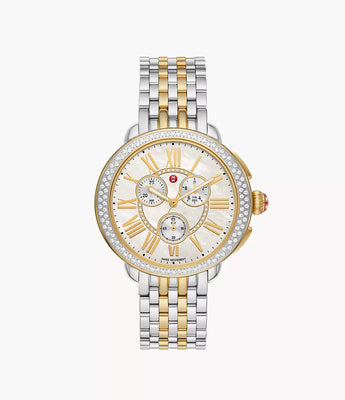 Serein Two-Tone 18K Gold-Plated Diamond Watch MWW21A000069
