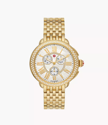 Serein 18K Gold-Plated Diamond Watch MWW21A000070