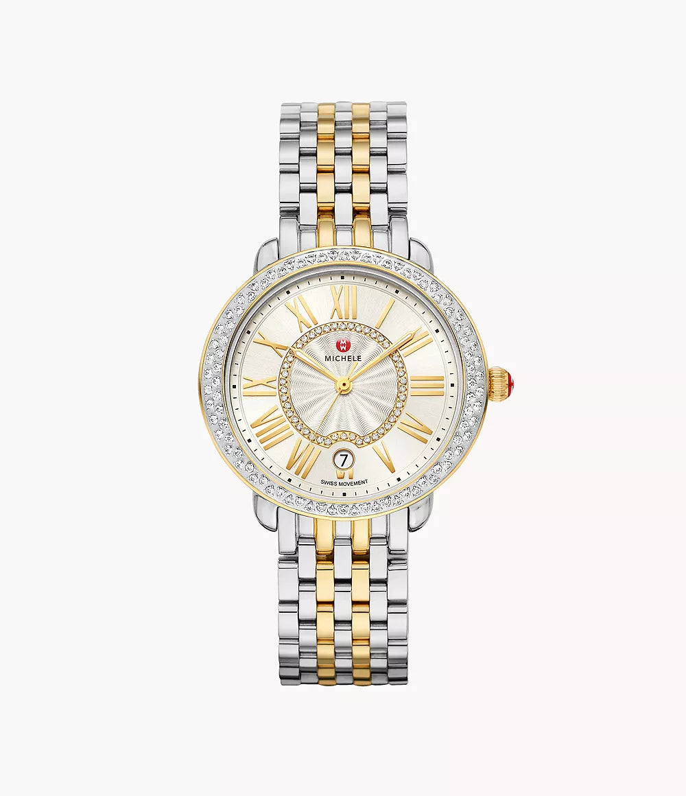 Serein Mid Two-Tone 18K Gold Diamond Watch MWW21B000138