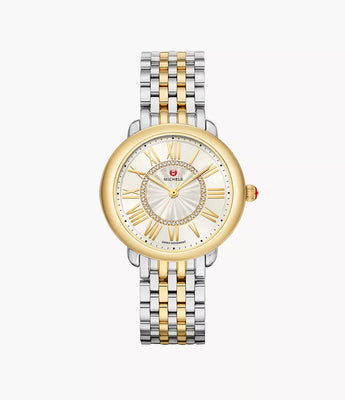 Serein Mid Two-Tone 18K Gold Diamond Dial Watch MWW21B000148