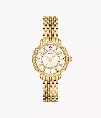 Sidney Classic 18K Gold Diamond Watch MWW30B000004