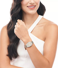 Meggie Two-Tone Diamond Stainless Steel Watch MWW33B000002