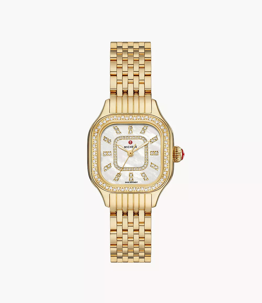 Meggie Gold Diamond Stainless Steel Watch MWW33B000003