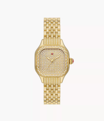 Limited Edition Meggie 18K Gold-Plated Diamond Watch MWW33B000006