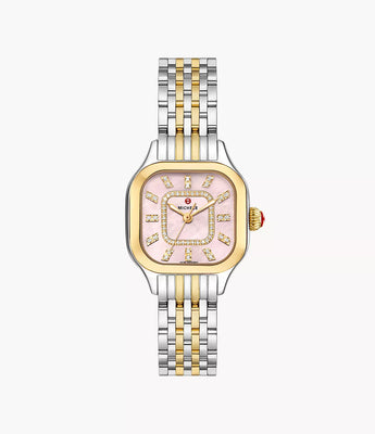Meggie Two-Tone 18K Gold-Plated Diamond Dial Watch MWW33B000014