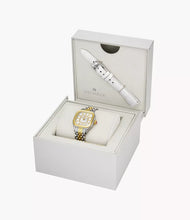 Meggie Two-Tone 18K Gold-Plated Diamond Dial Watch Gift Set MWW33B001SET