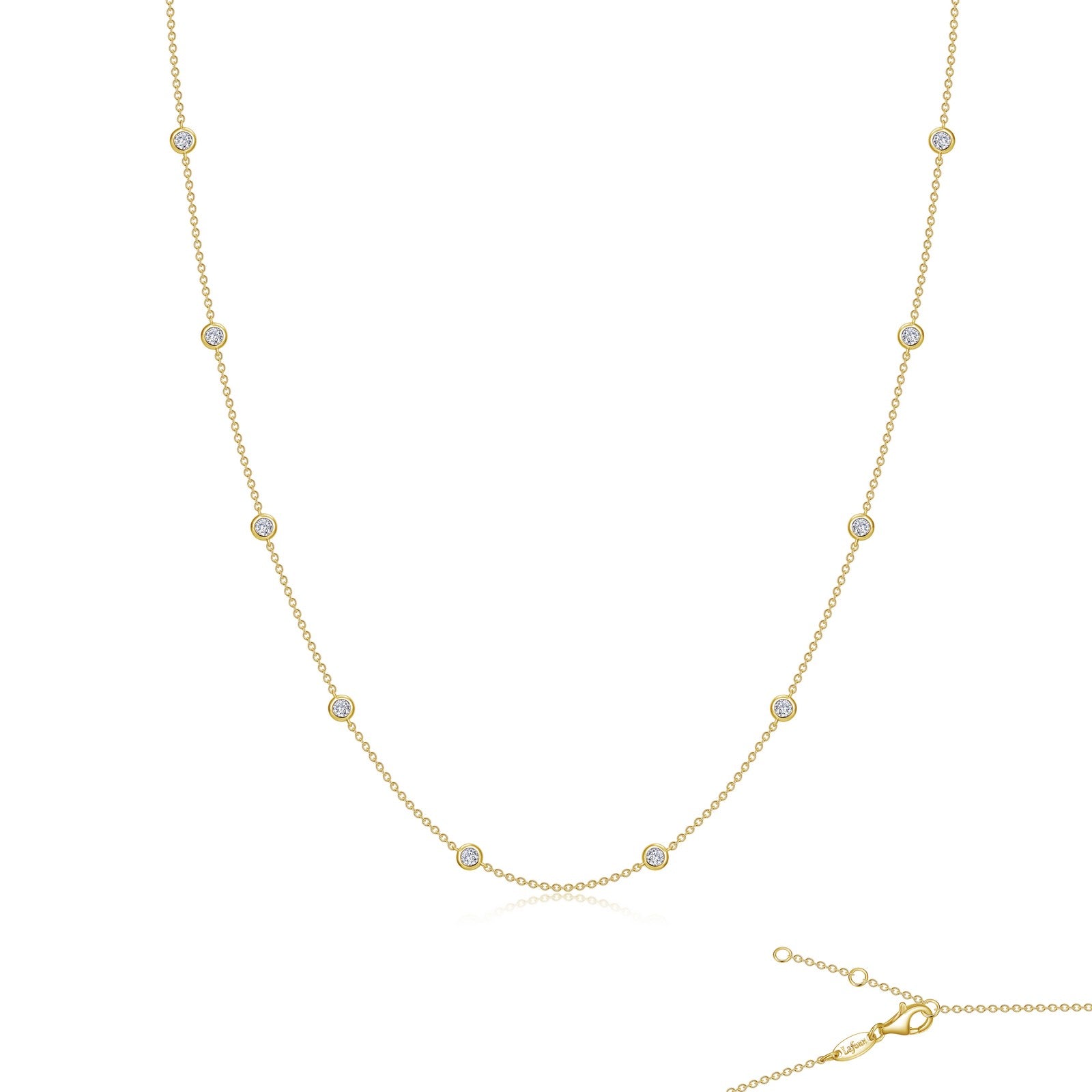 Lafonn Stackables Diamond Necklace N0008CLG18