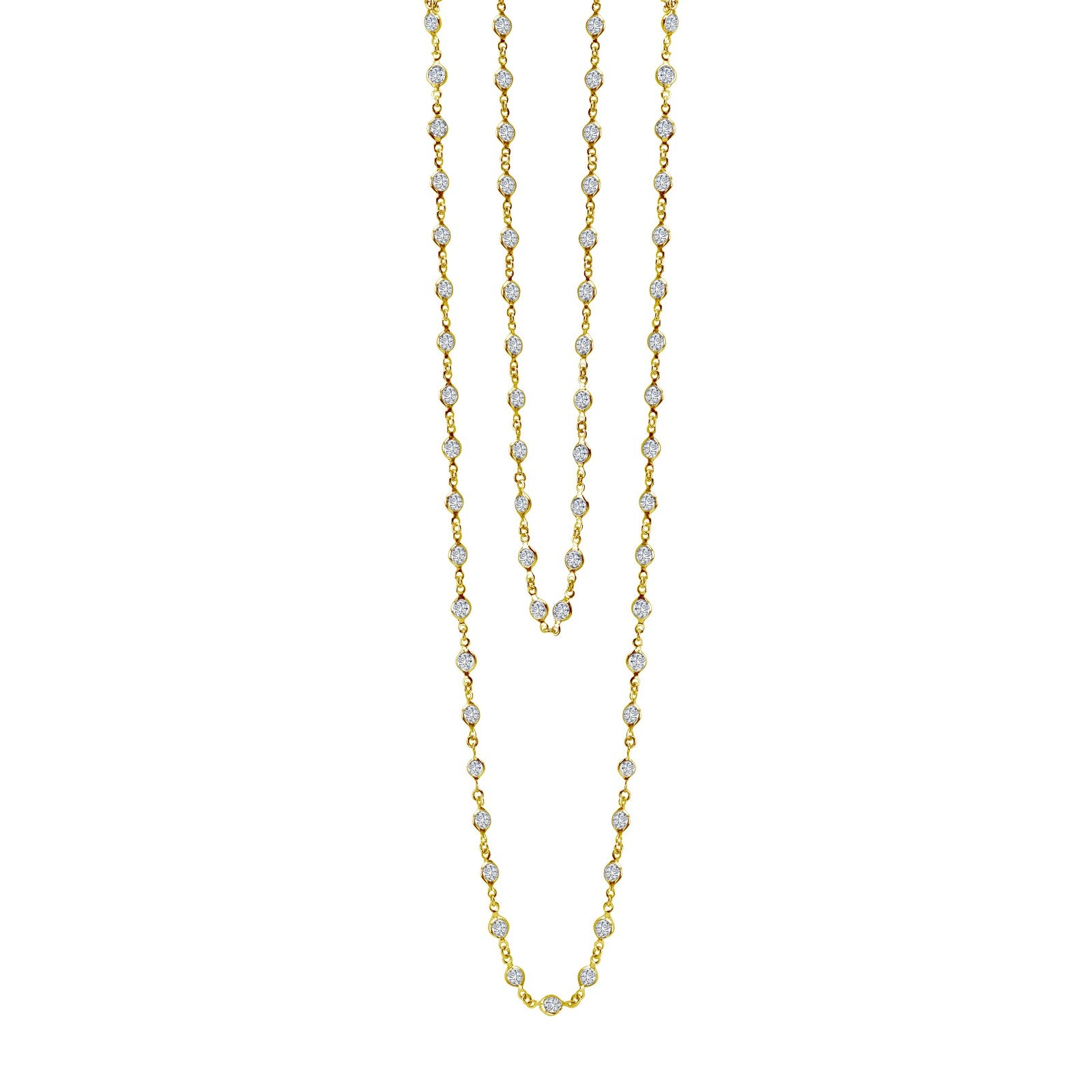 Lafonn Stackables Diamond Necklace N0009CLG16