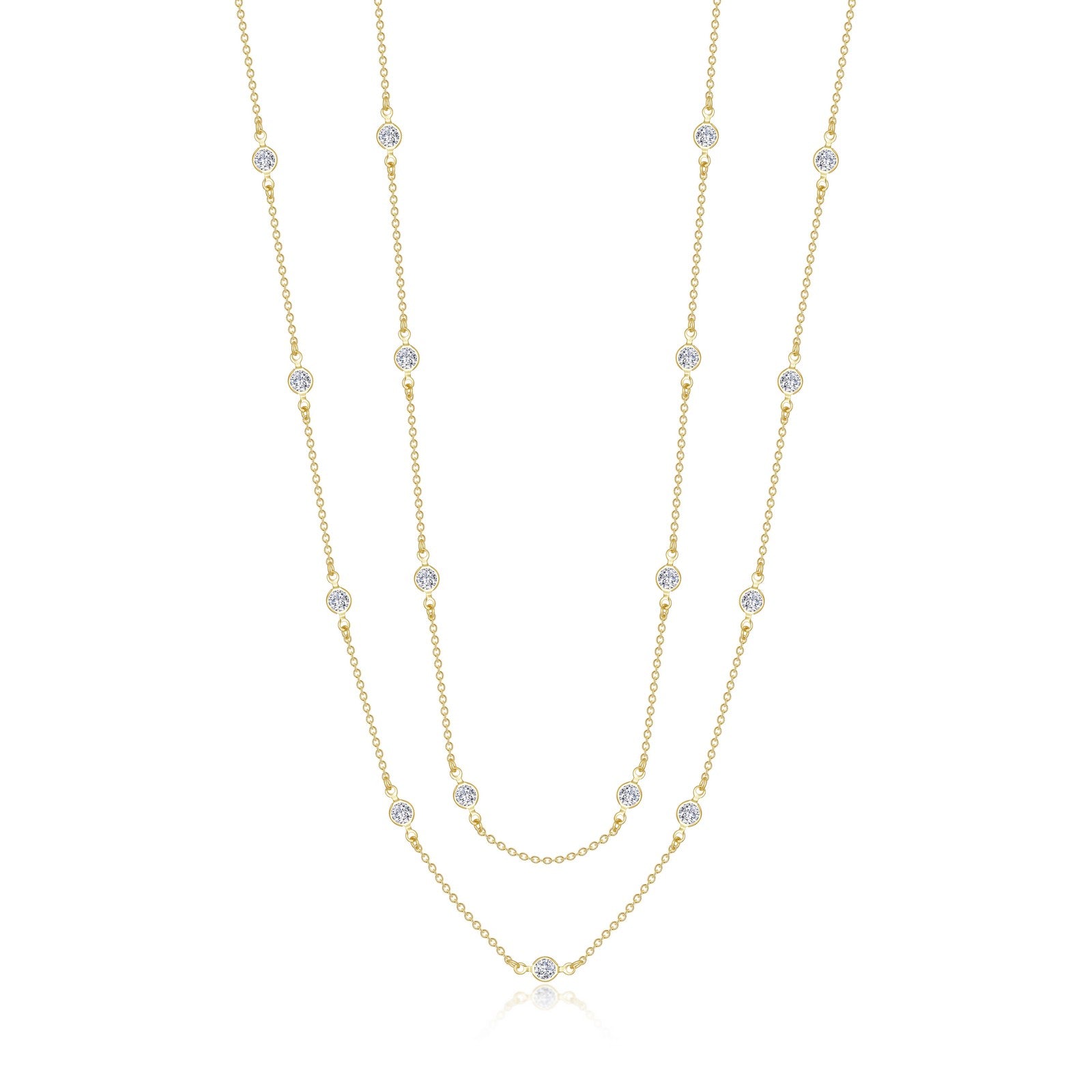 Lafonn Stackables Diamond Necklace N0016CLG36