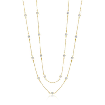 Lafonn Stackables Diamond Necklace N0016CLG36