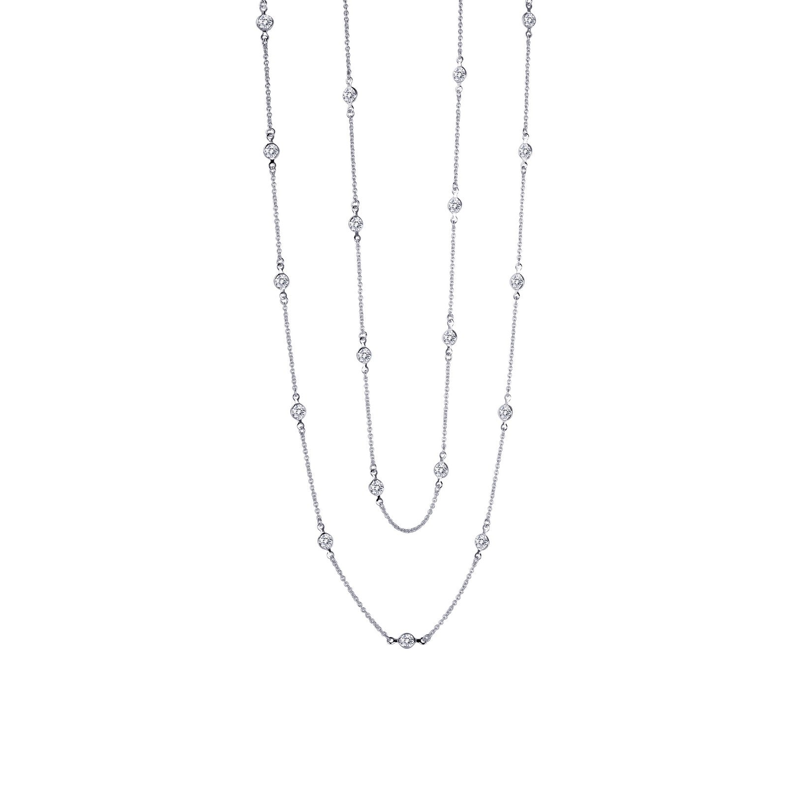 Lafonn Stackables Diamond Necklace N0016CLP48