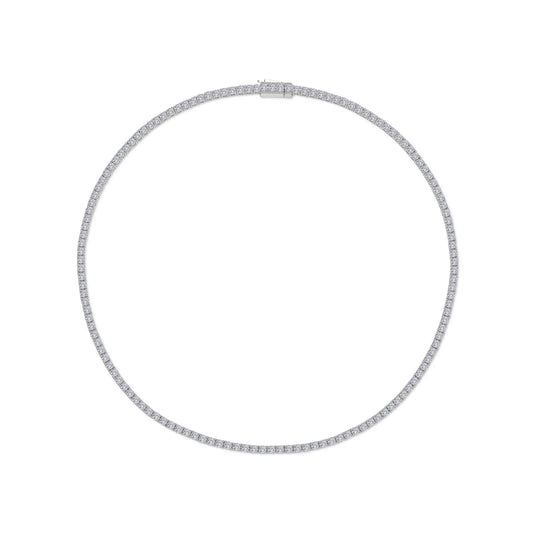 Slim Silhouette Tennis Necklace