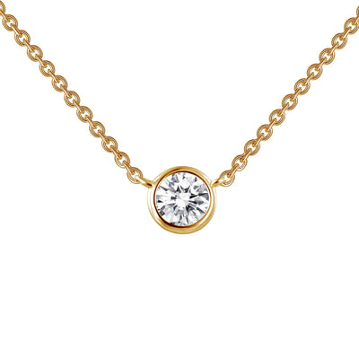 Lafonn Classic Round Diamond Necklace N0030CLG18