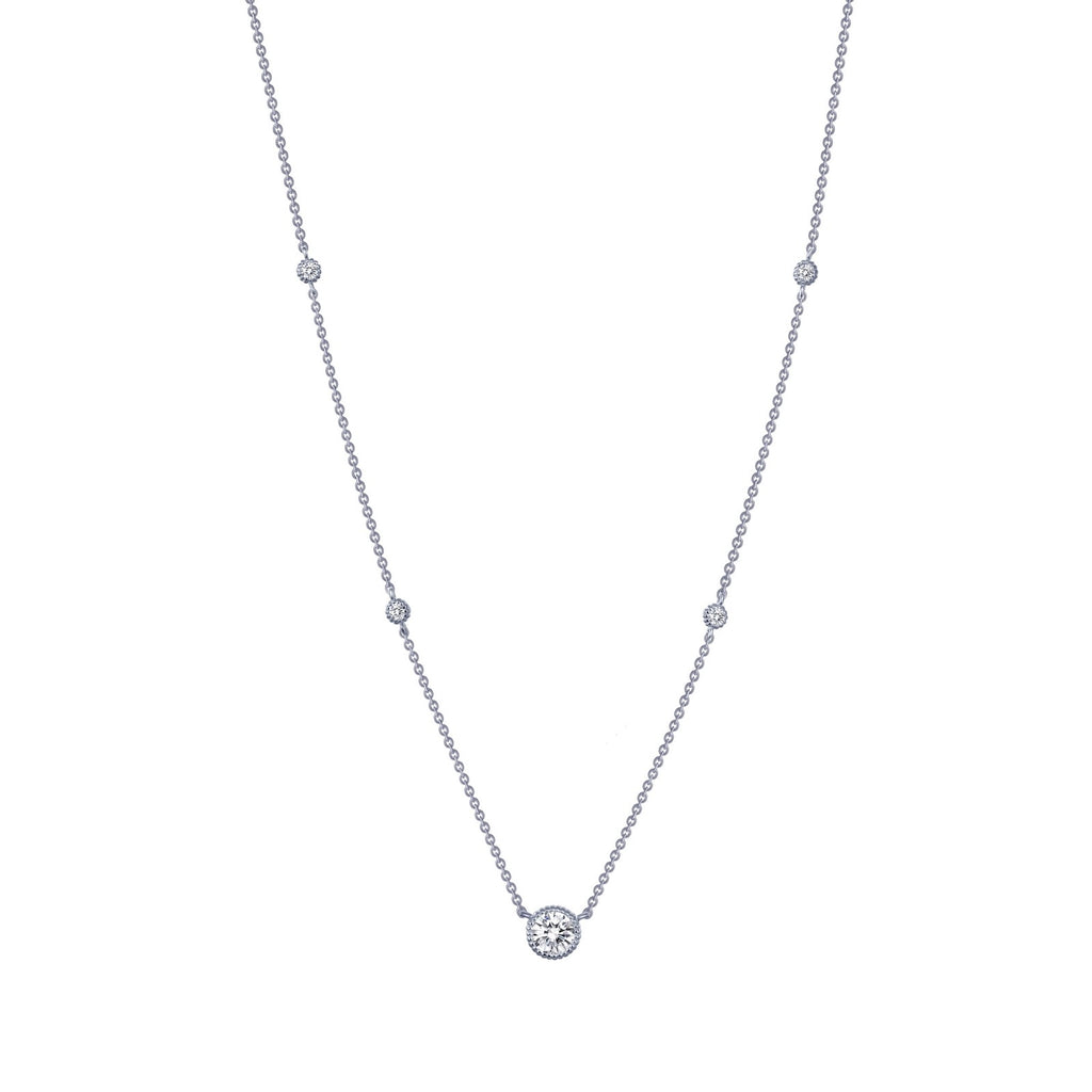 Lafonn Stackables Round Diamond Necklace N0039CLP18