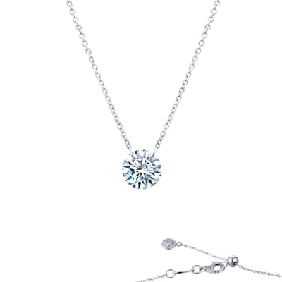 Lafonn Lassaire In Motion Round Diamond Necklace N0076CLP18