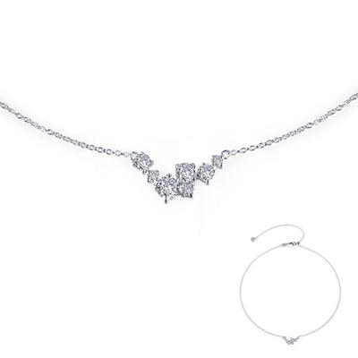 Lafonn 7 Symbols Of Joy Diamond Necklace N0123CLP18