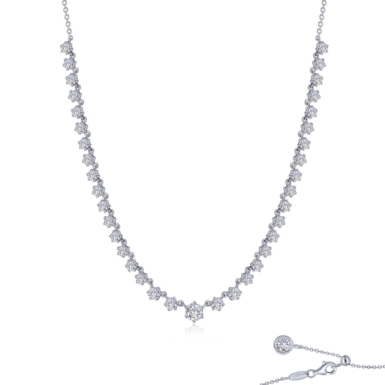 Lafonn Classic Diamond Necklace N0272CLP16