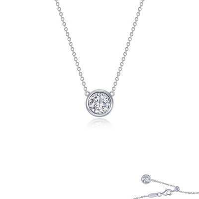 Lafonn Classic Round Diamond Necklace N0290CLP16