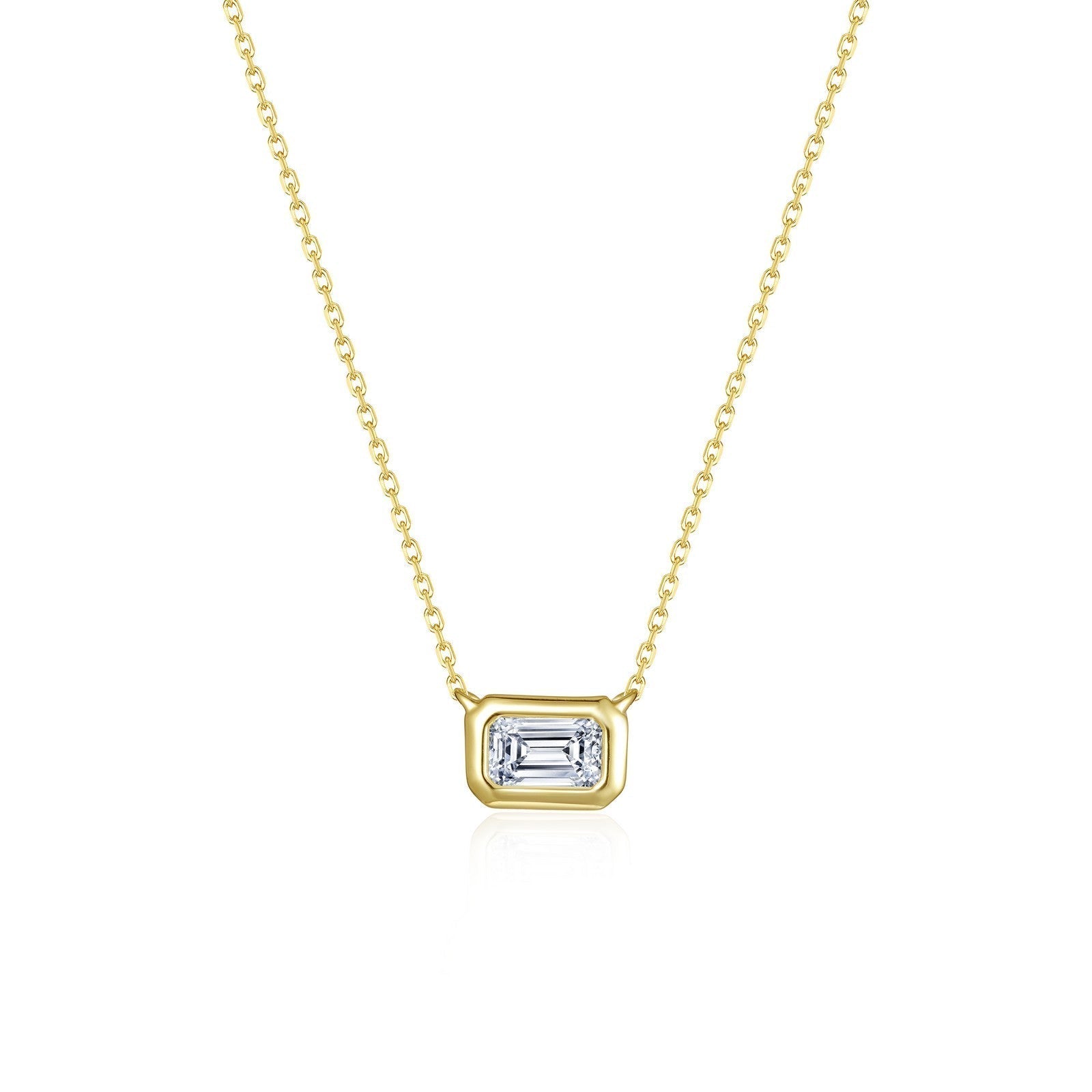 east-west-bezel-set-emerald-cut-solitaire-choker-necklace