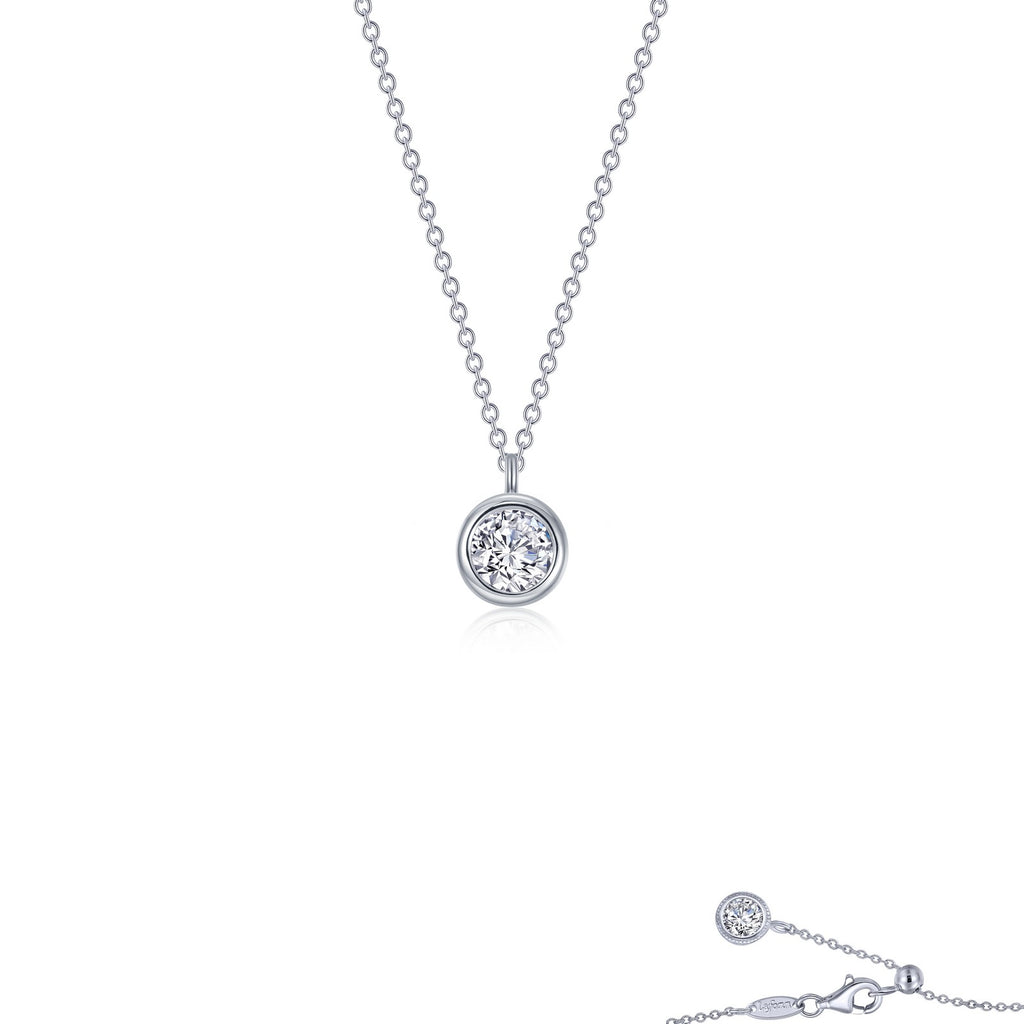 Lafonn Classic Round Diamond Necklace N0314CLP16