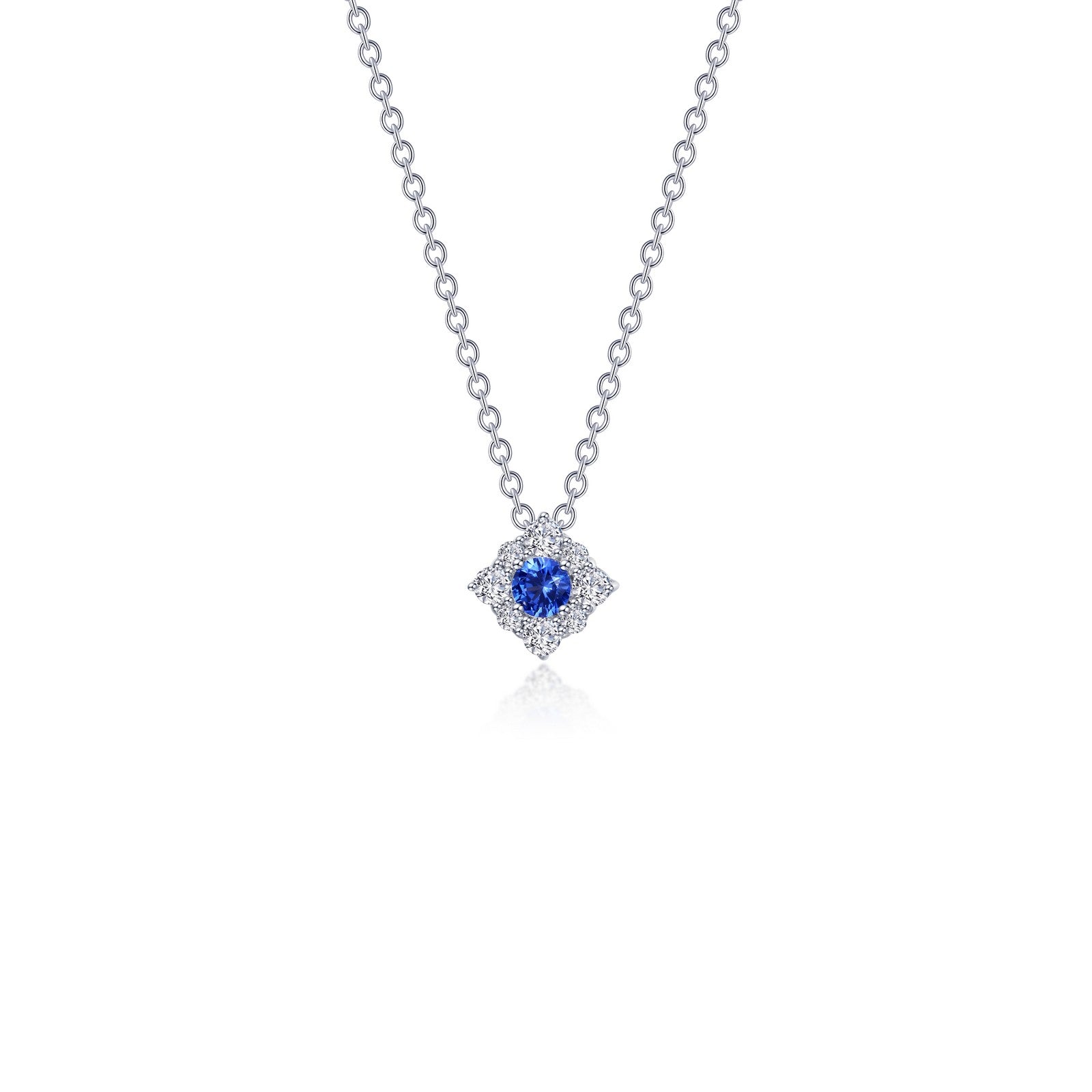 Lafonn Classic Sapphire Necklace N0324CSP18