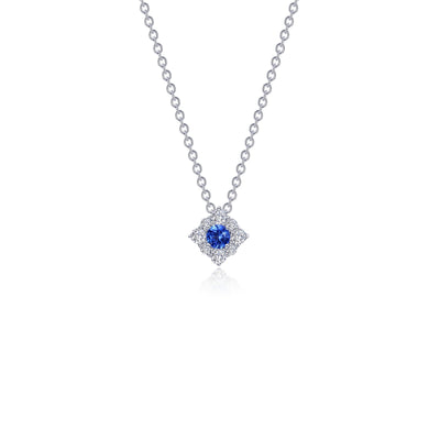 Lafonn Classic Sapphire Necklace N0324CSP18