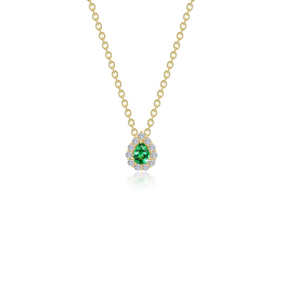 Lafonn Classic Emerald Necklace N0325CEG18