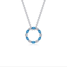 1.45 CTW Open Circle Necklace N0328BTP20