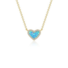 Lafonn Classic Blue Blue Opal Necklace N0331BOG20