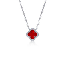 Lafonn Classic Red Agate Necklace N0334AGP20