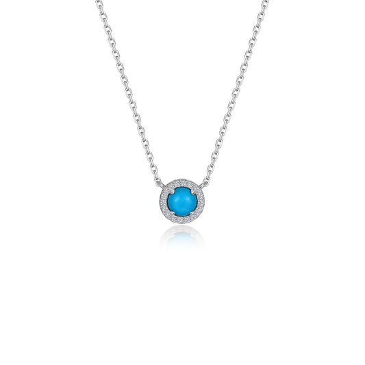 Huntington Halo Necklace N0342TQP18