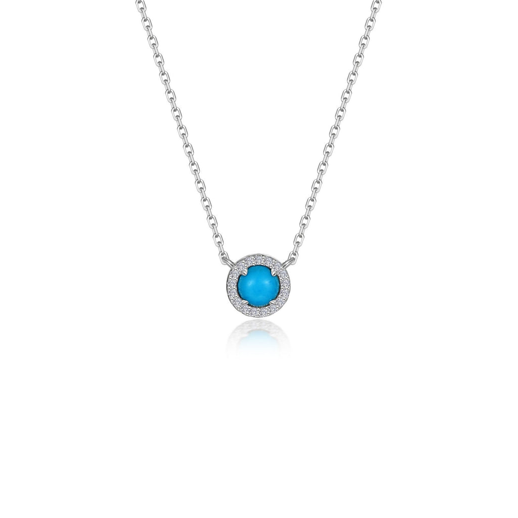 Huntington Halo Necklace N0342TQP18