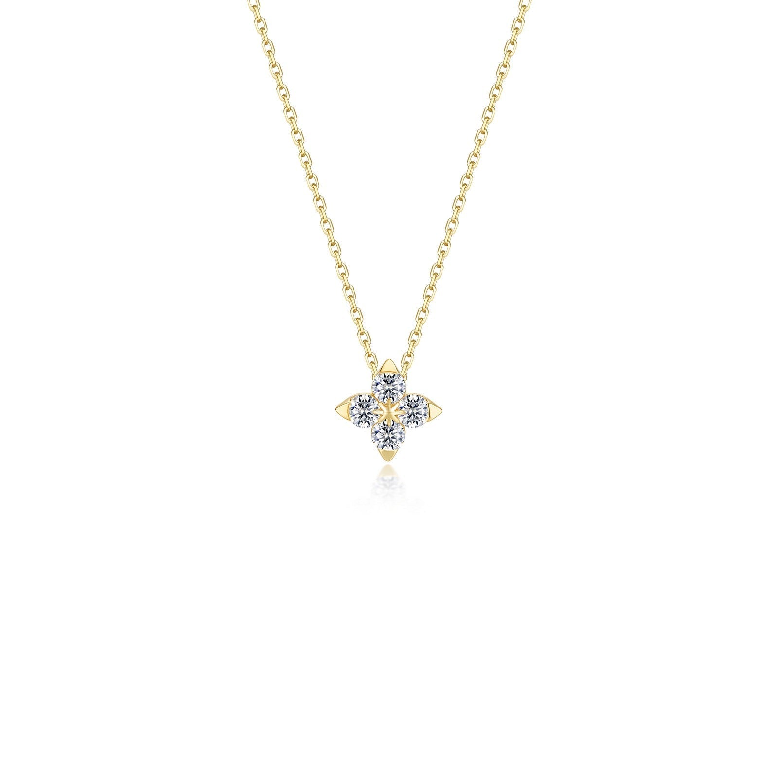 Trillium Bud Necklace N0343CLG18