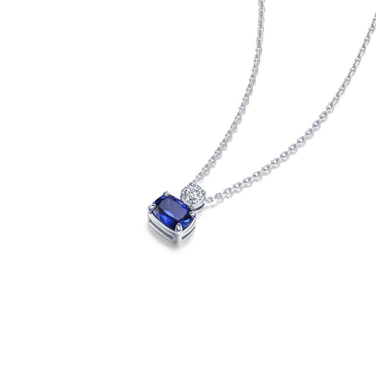 Regal Cushion-Cut Necklace N0351CSP18
