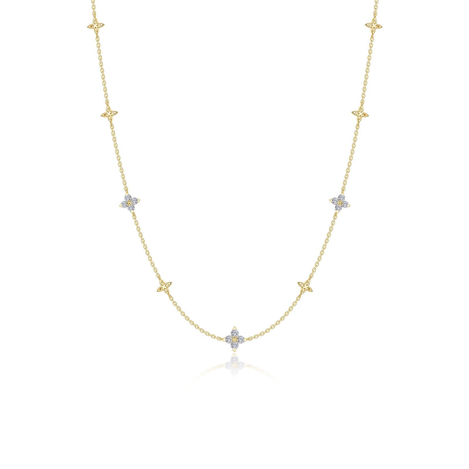 Trillium Station Necklace N0352CLG20